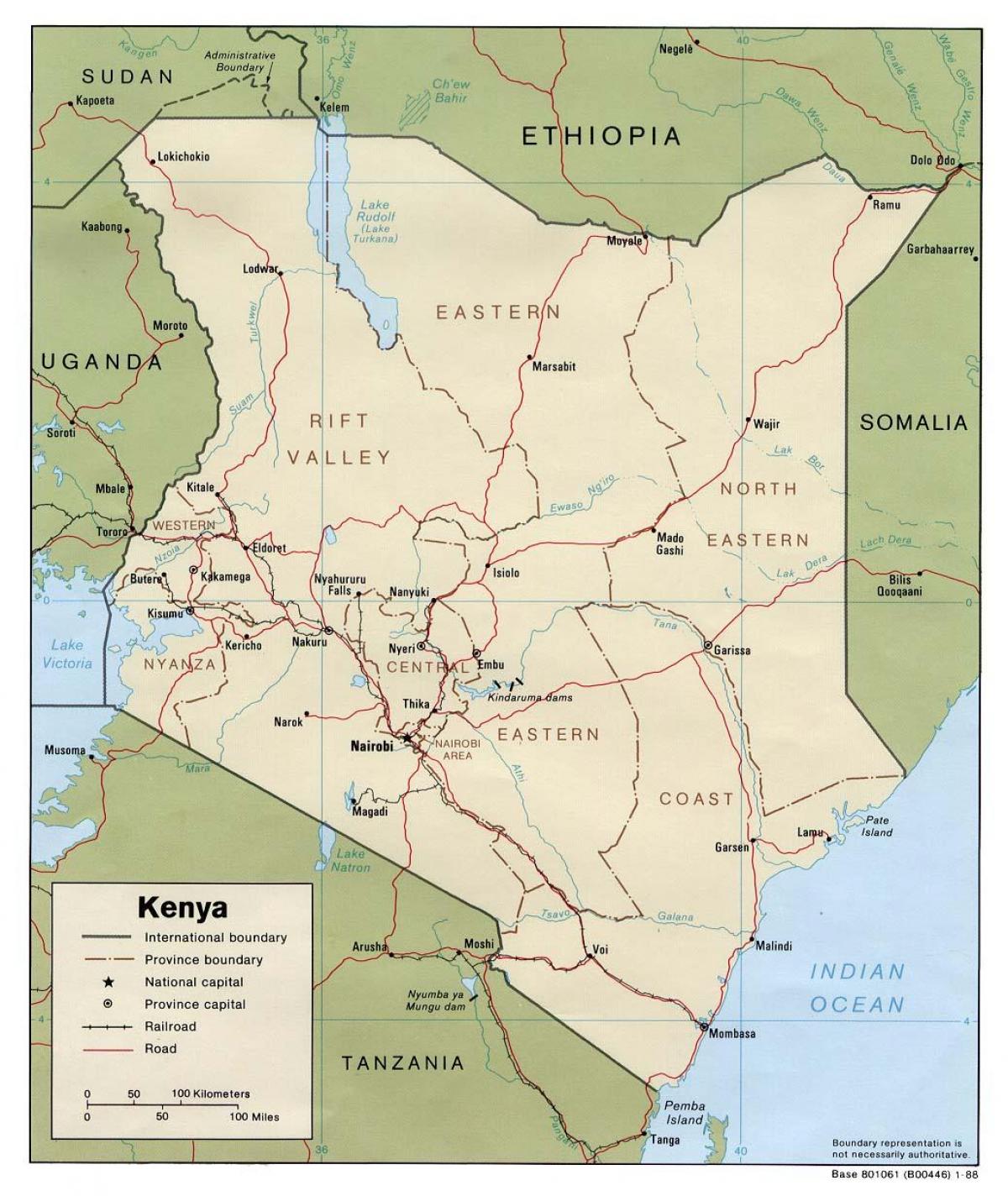 Kenya mito ramani