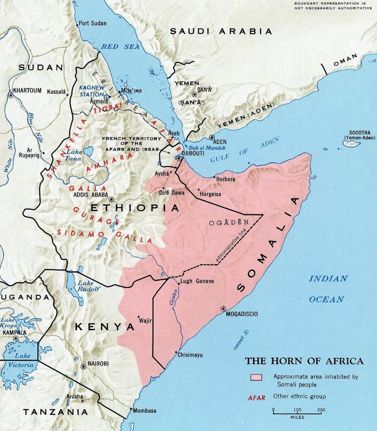 kaskazini mashariki mwa Kenya ramani