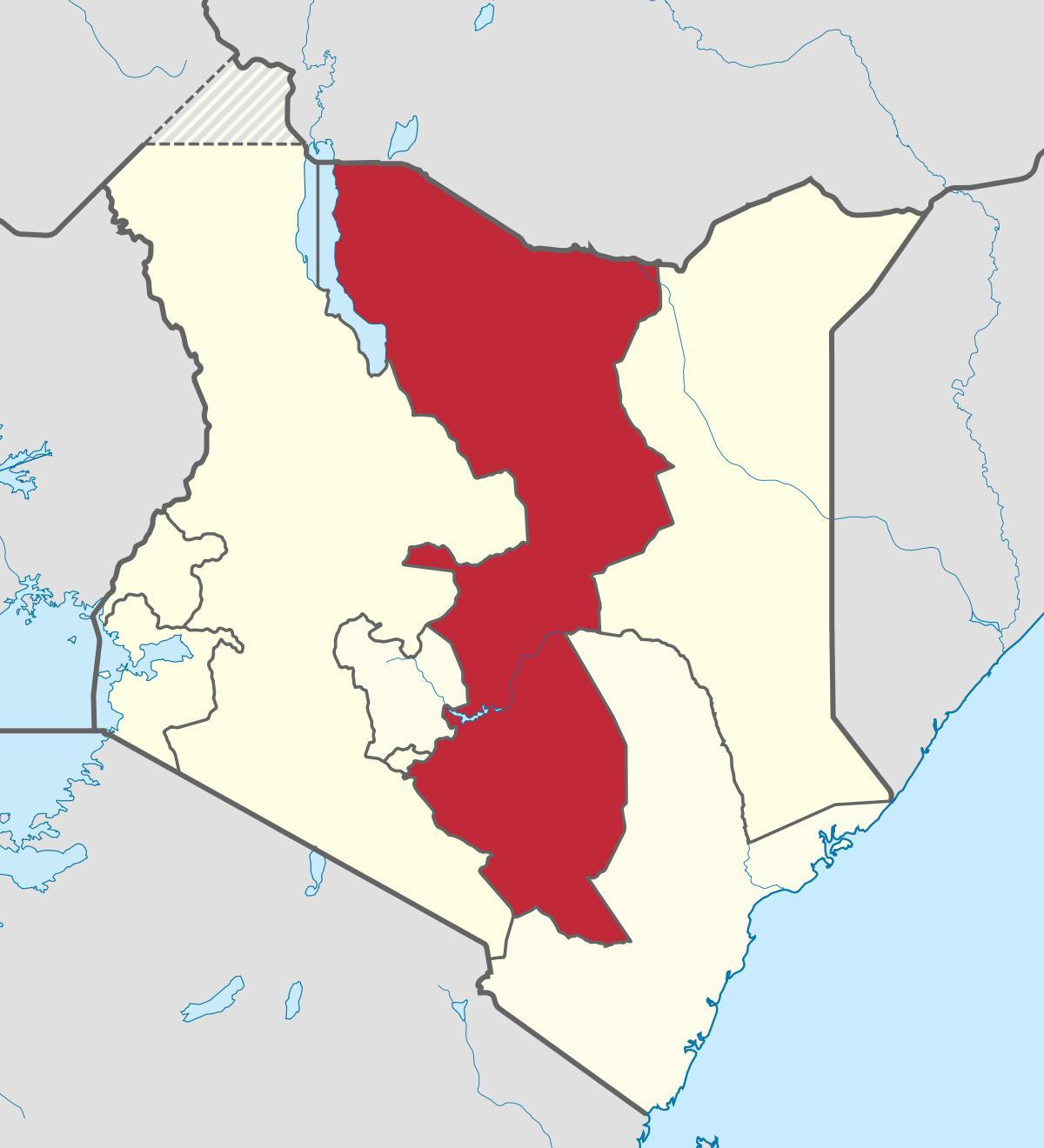 ramani ya mkoa wa mashariki, Kenya