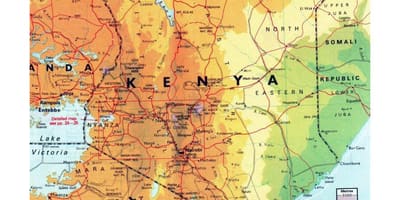 Kenya kijiografia ramani