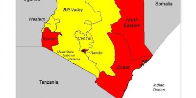 Ramani ya Kenya malaria