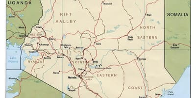 Kenya mito ramani