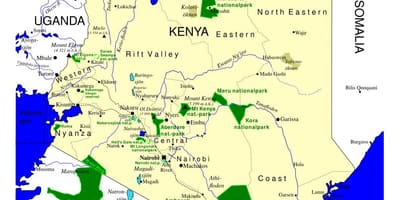 Ramani ya ndege Kenya