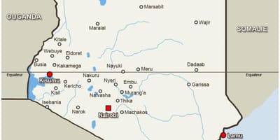 Ramani ya kitale nchini Kenya