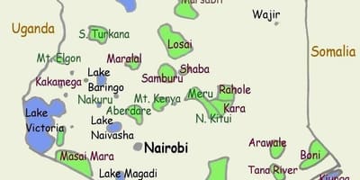 Ramani ya maziwa nchini Kenya