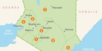 Ramani ya nanyuki Kenya