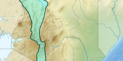 Ramani ya bonde la ufa nchini Kenya